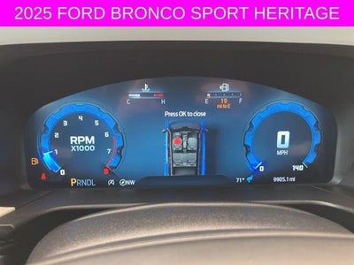 2025 Ford Bronco Sport Heritage 4x4
