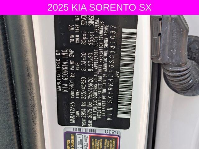2025 Kia Sorento SX FWD