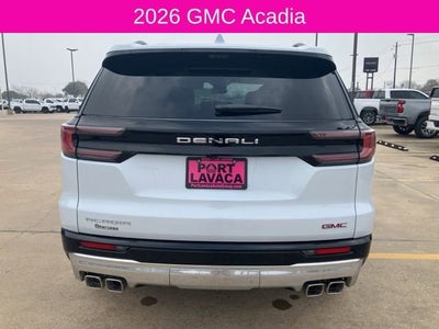 2026 GMC Acadia Denali