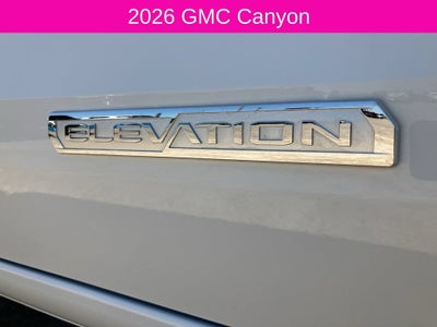 2026 GMC Canyon Elevation