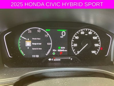 2025 Honda Civic Sedan Hybrid Sport