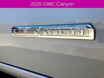2026 GMC Canyon Elevation