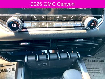 2026 GMC Canyon Elevation
